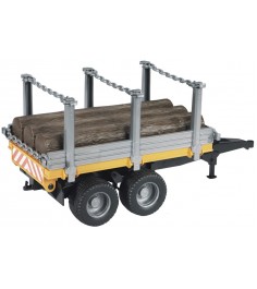Прицеп Bruder с 3 бревнами 02-213